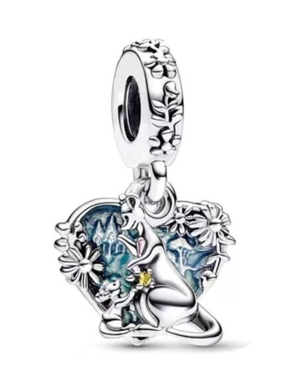 Pandora WINNIE THE๏ฟฝ[๏ฟฝ๏ฟฝOOH- ROO LOVE MUM DANGLE CHARM